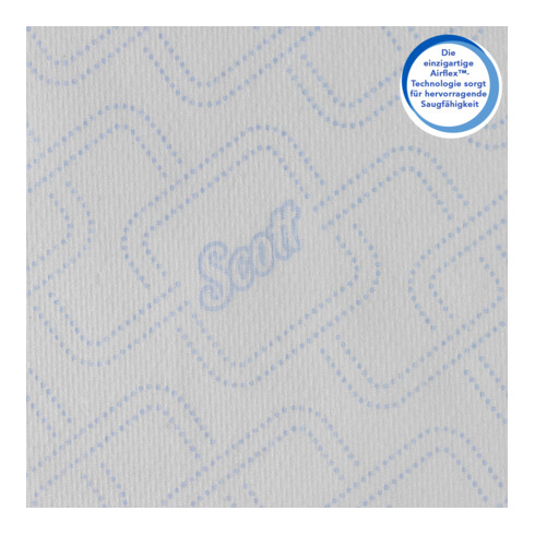 Scott Control Rollenhandtücher, 6 x 300m Weiß, 1-lagige Rollen