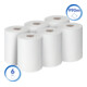 Scott Control Slimroll Rollenhandtücher, 6 x 165m lange, weiße, 1-lagige Rollen-2