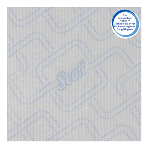 Scott Control Slimroll Rollenhandtücher, 6 x 165m lange, weiße, 1-lagige Rollen