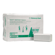 SCOTT Natura Serviettes petites 2 épaisseurs blanches