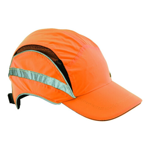 SCOTT Safety Anstoßkappe First Base 3 Classic Hi-Vis 52-65cm orange Mikrofaser EN812:A1 EN471