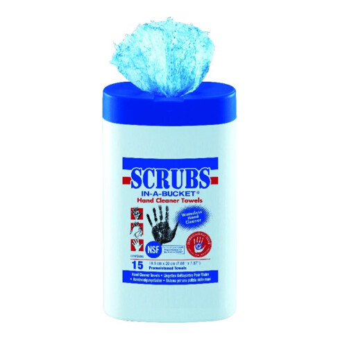 SCRUBS Recharge Pack, 72 lingettes avec certificat d’homologation NFS numéro