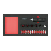 SCS Module de clés à douilles d'impact et d'embouts, 15 pcs., modules système 1/3-1