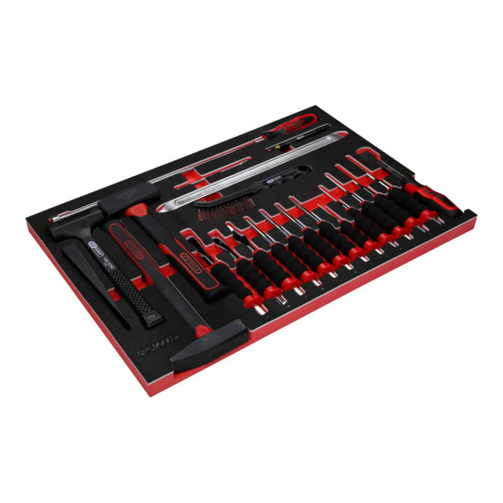 SCS Module de marteaux et de burins, 22 pcs, modules système 1/1 KS Tools