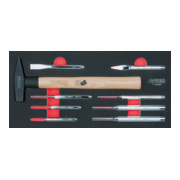 SCS Module de marteaux et de burins, 9 pcs., modules système 1/3-1