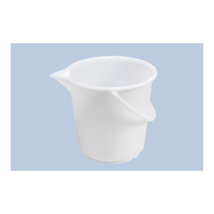 Seau 17,0 l HD-polyéthylène nature anse en plastique D. 330 mm H. 315 mm HÜNERSD