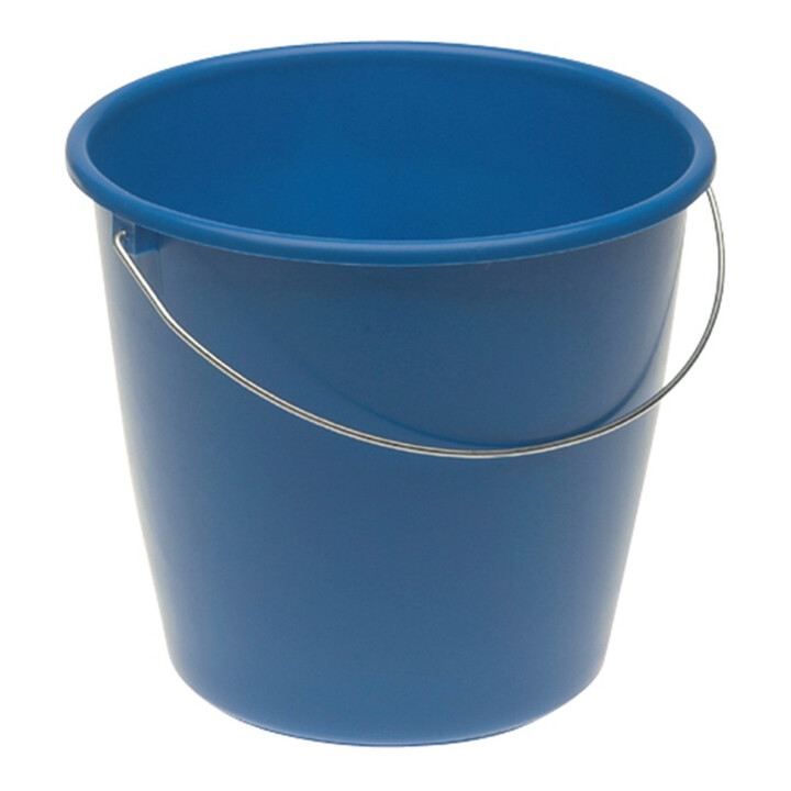 Seau 5 l plastique mélangé trié pas couleur anse métallique