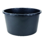 Seau à mortier rond noir 45L, échelle L