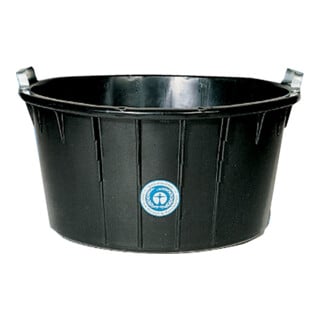 Seau spécial ovale, noir 90 L