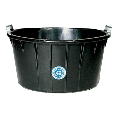 Seau spécial ovale, noir 90 L