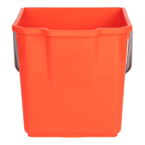 Seau STIER 18 litres, rouge, pour grands chariots d'hygiène et de nettoyage STIER