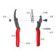 Sécateur à tête de coupe effilée FELCO-3