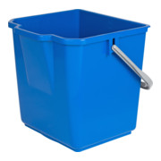STIER Secchio per lavaggio da 18 l blu per carrello grande per l’igiene e la pulizia-1