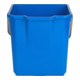 STIER Secchio per lavaggio da 18 l blu per carrello grande per l’igiene e la pulizia-2