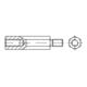 Sechskant-Abstandsbolzen I/A St. gal Zn M 4 x 12 / 8 x 8 SW 7 gal Zn S