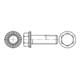 Sechskant-Flanschschraube Feingewinde VG M14x60 Stahl 10.9 blank m. Sperrrippen