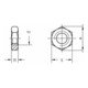 Sechskantmutter DIN 439 M 14 x 1,5 Stahl blank-5
