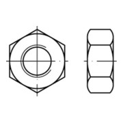 Sechskantmutter DIN 934 Aluminium blank