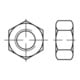 Sechskantmutter ISO 4032 M 1,2 x 0,25 Stahl blank-1