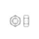 Sechskantmutter ISO 4032 M 8 x 1,25 Stahl blank