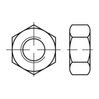 Sechskantmutter ISO 4033 Stahl blank