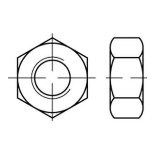 Sechskantmutter ISO 4033 Stahl blank