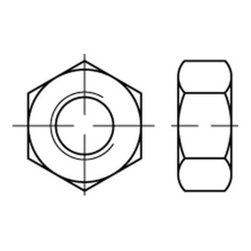 Sechskantmutter ISO 4033 Stahl blank