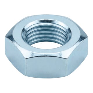 Sechskantmutter ISO 4035 M 2,5 x 0,45 Messing blank