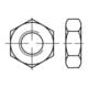 Sechskantmutter ISO 4035 M 2 x 0,4 Messing blank