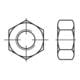Sechskantmutter ISO 8673 M 100 x 4 Stahl blank