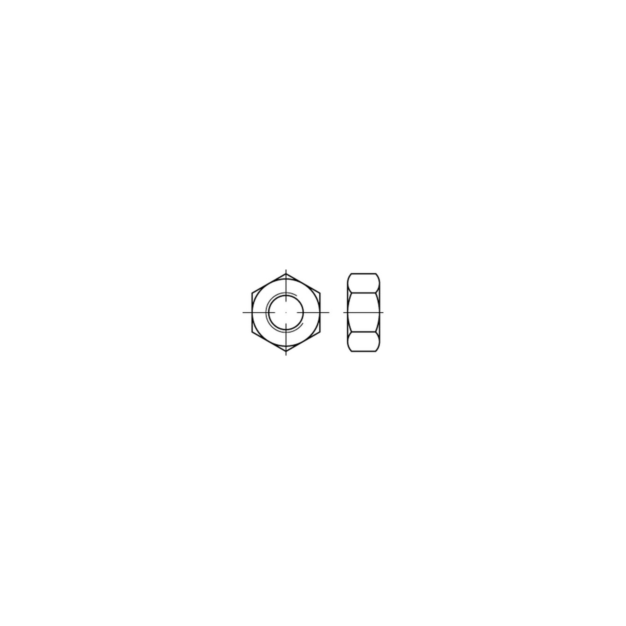Sechskantmutter ISO 8673 M 30 x 2 Stahl blank ; Industrial Quality Supplies