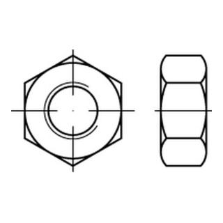 Sechskantmutter ISO 8673 M 68 x 2 Stahl blank