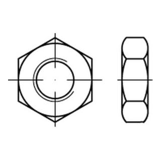 Sechskantmutter ISO 8675 Edelstahl blank