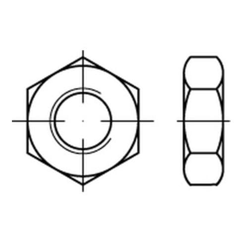 Sechskantmutter ISO 8675 M 18 x 1,5 Edelstahl A2 blank