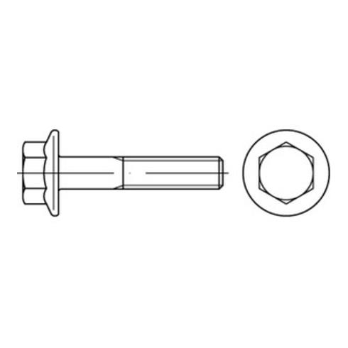 MBN 10105 Sechskantschraube mit Flansch und Oberfläche gemäß DBL 9440.40 Feingewinde, Stahl 10.9, zinklamellenbeschichtet