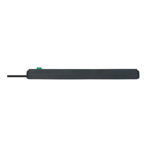 Secure-Tec 19.500A overspanningsbeveiliging automatische stekkerdoos 6-voudig antraciet 3m H05VV-F 3G1,5 1xMaster 5xSlave