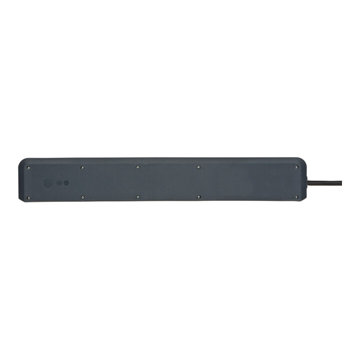 Secure-Tec 19.500A overspanningsbeveiliging automatische stekkerdoos 6-voudig antraciet 3m H05VV-F 3G1,5 1xMaster 5xSlave
