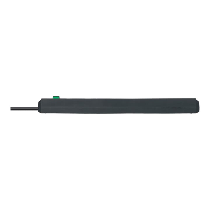 Secure-Tec 19.500A Überspannungsschutz-Automatiksteckdosenleiste  6-fach anthrazit 3m H05VV-F 3G1,5 1xMaster 5xSlave