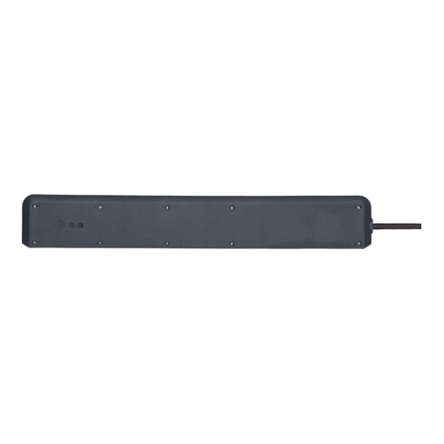 Secure-Tec 19.500A Überspannungsschutz-Steckdosenleiste Akustik 6-fach anthrazit 3m H05VV-F 3G1,5