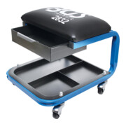 BGS Sedile a rotelle per officina, con cassetto