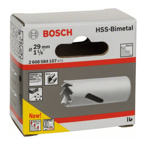 Bosch Sega a tazza HSS BiMetal per adattatore standard