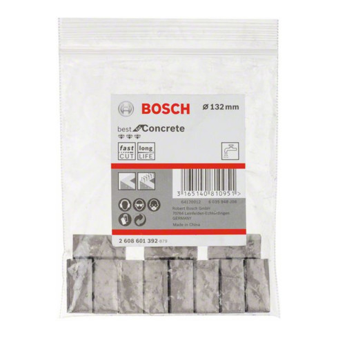 Segments Bosch pour couronnes diamantées 1 1/4" UNC Best for Concrete 11 132 mm 11