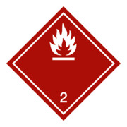 Segnaletica per merci pericolose Gas infiammabili, Tipo: 04100