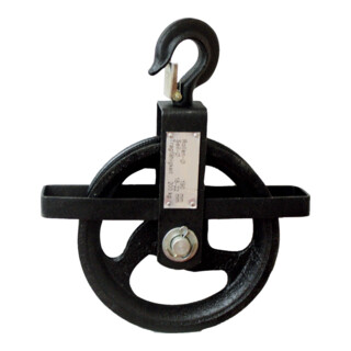Seilrad 190 mm, 200 kg für Seile von 18 - 22 mm