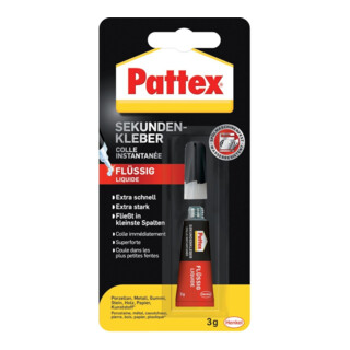 Sekundenkleber Classic flüssig farblos 3g Tube PATTEX