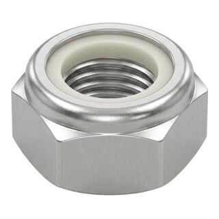 ISO 10511 Sechskantmutter niedrige Form, Edelstahl, blank