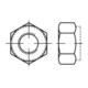 Selbstsichernde Sechskantmutter ISO 7040 M 24 x 3 Stahl galvanisch verzinkt-1