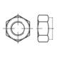 Selbstsichernde Sechskantmutter ISO 7042 M 10 x 1,5 Stahl galvanisch verzinkt