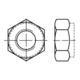 Selbstsichernde Sechskantmutter ISO 7042 M 12 x 1,75 Stahl zinklamellenbeschichtet-1