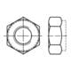 Selbstsichernde Sechskantmutter ISO 7042 M 16 x 2 Stahl zinklamellenbeschichtet-1